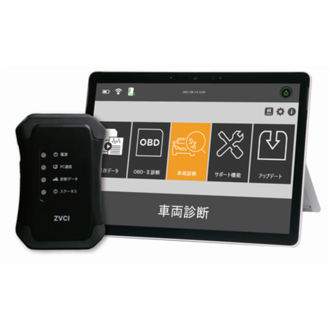 ⑩G-scan Tab　スキャンツール自動車故障診断機　新品未使用ケースおまけ付 G-SCAN Z Tab、OBD検査時に本体のみでの電子車検証ICタグ